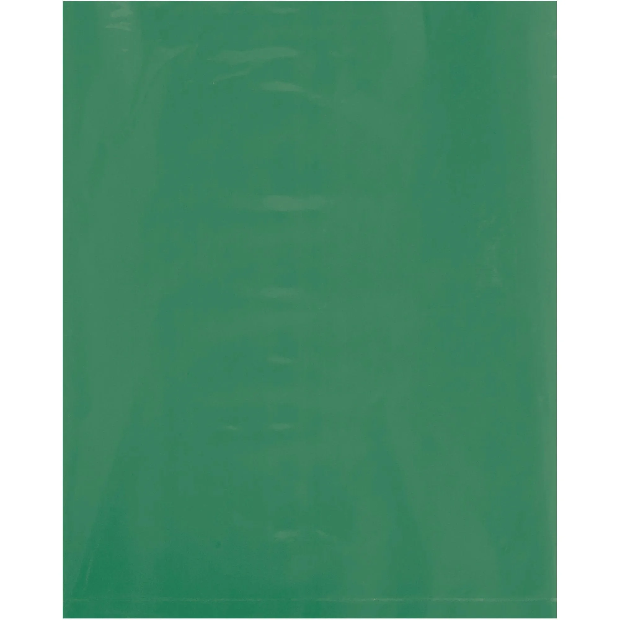 12 x 15" - 2 Mil Green Flat Poly Bags