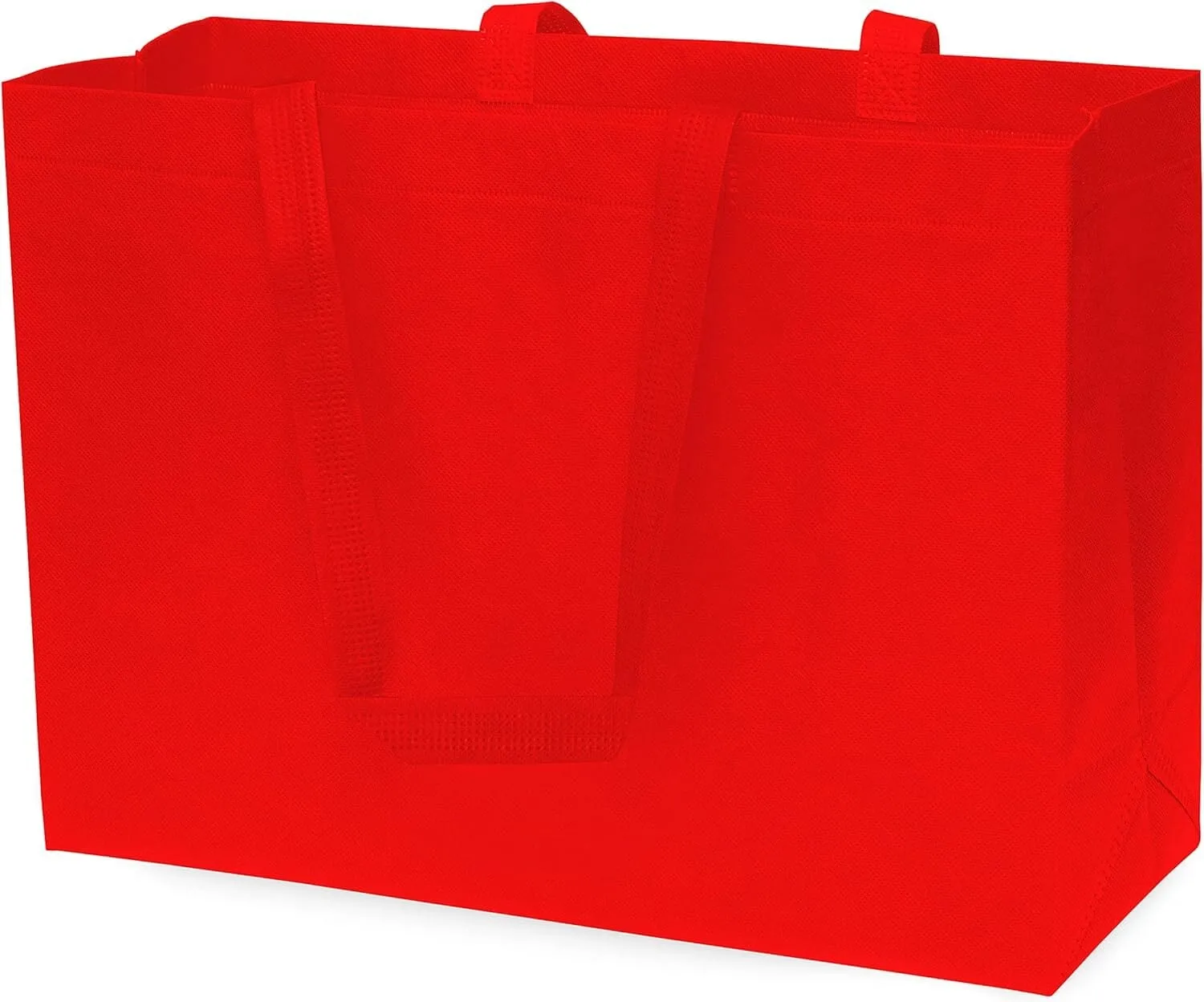 16x6x12 Large Red Heat Sealed Reusable Fabric Bags