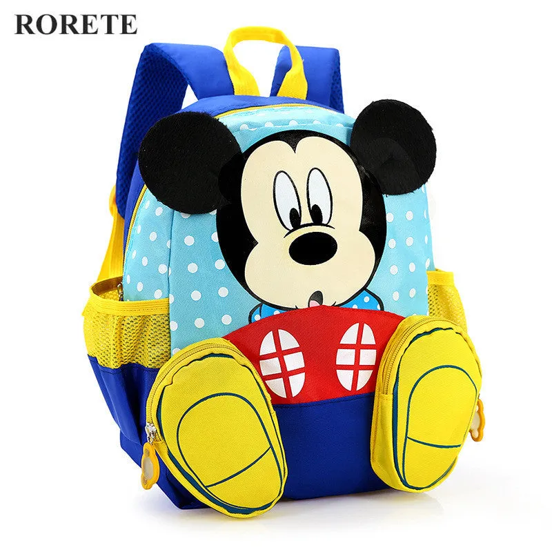 2017 Mickey School Bag Minnie Kids Bag Children Backpack Kindergarten Backpack/kid School Bags/Satchel for Boys Girls