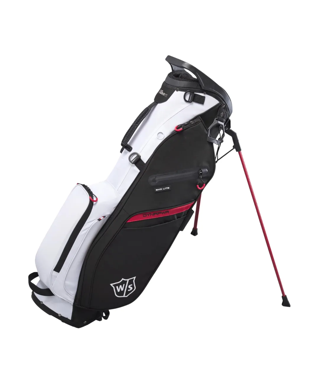 2024 Wilson Exo Lite Stand Bag - White/Black/Red