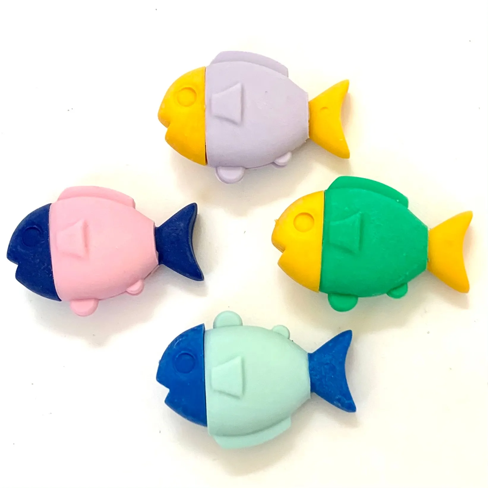 381111 FISH ERASER-4 COLORS-30