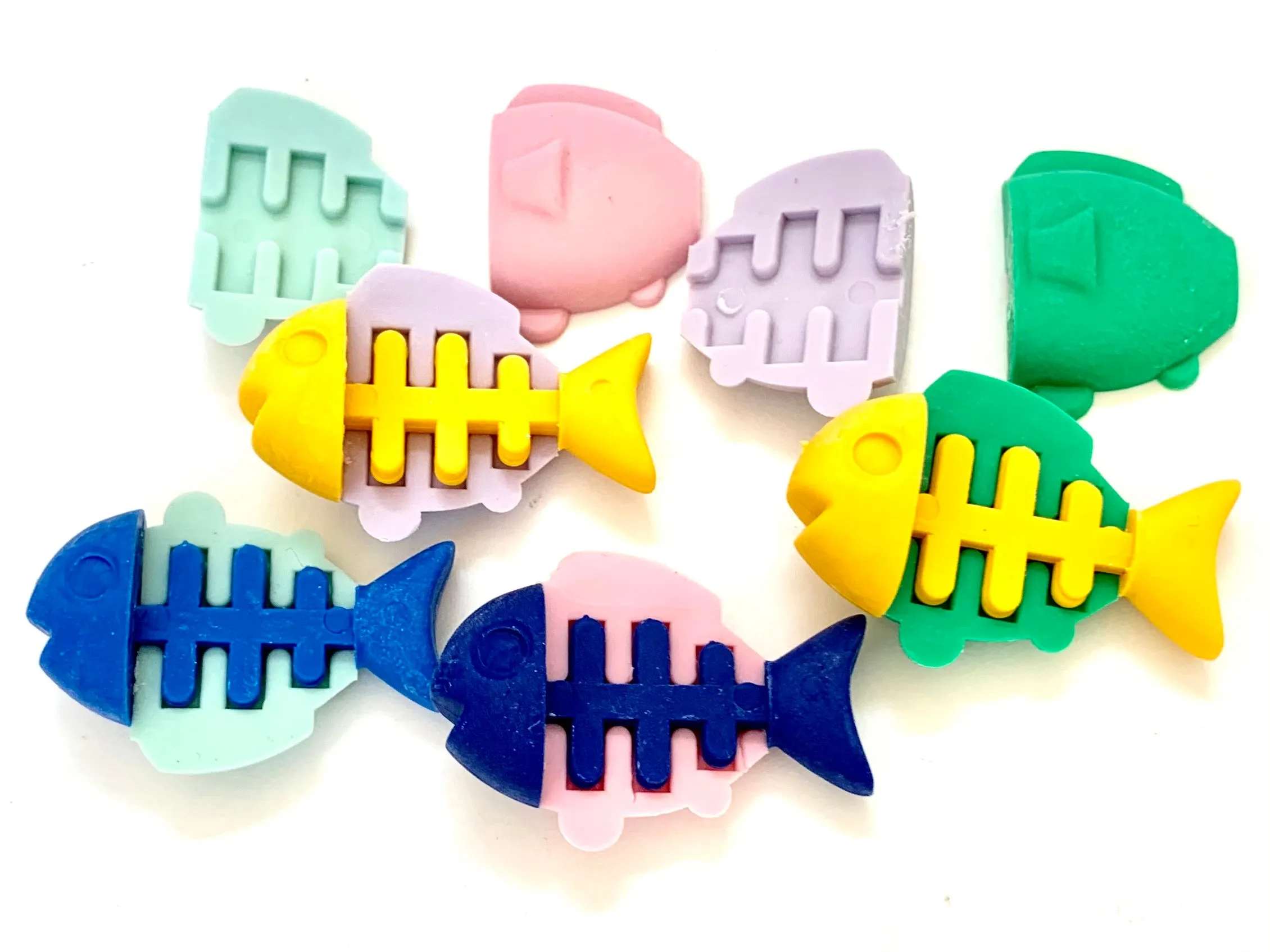 381111 FISH ERASER-4 COLORS-30