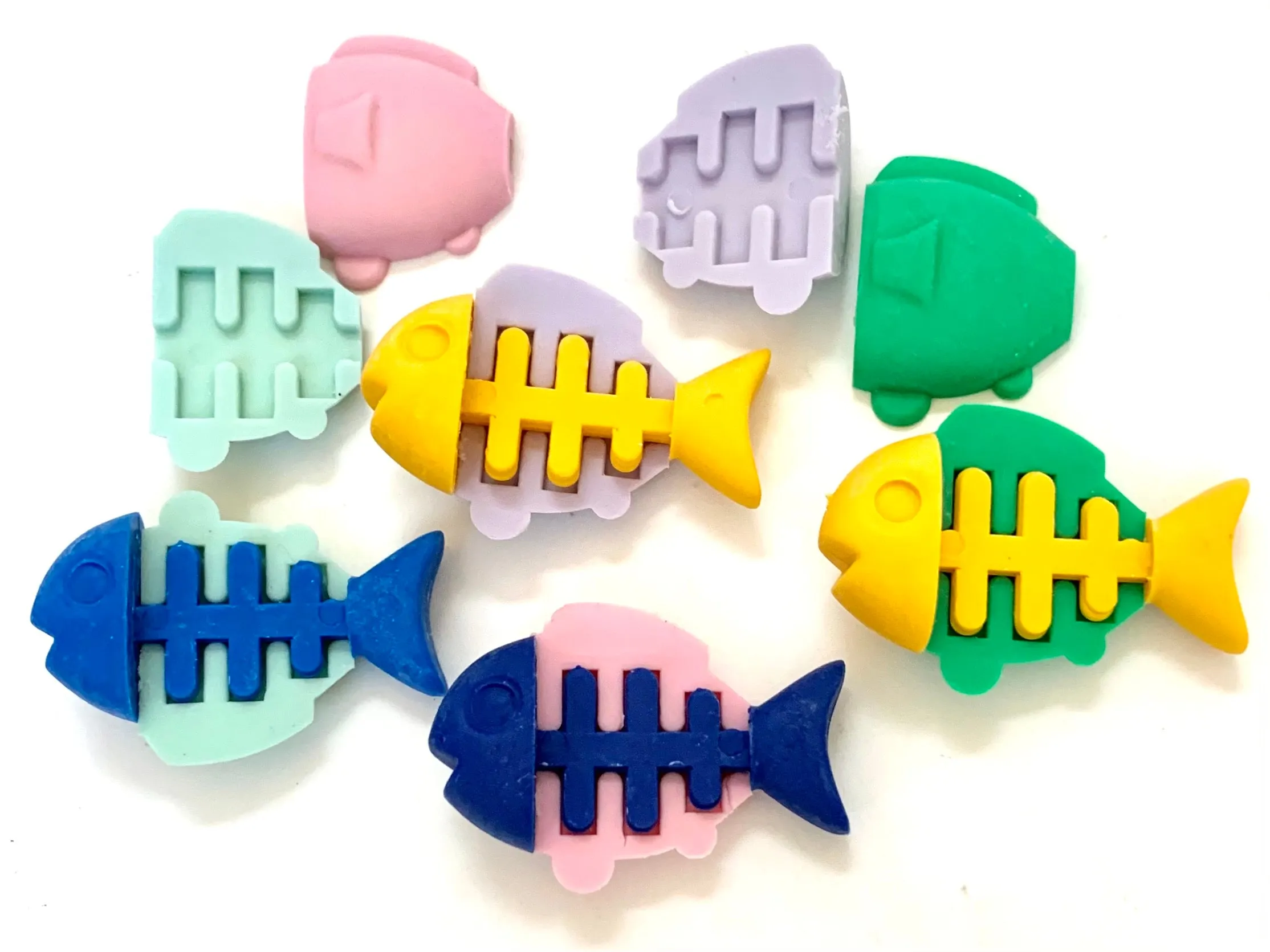 381111 FISH ERASER-4 COLORS-30