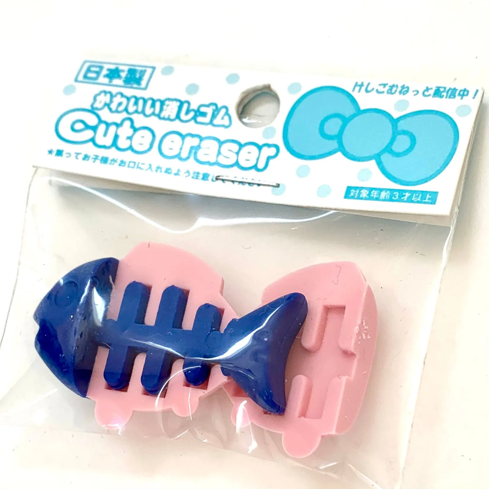 381111 FISH ERASER-4 COLORS-30