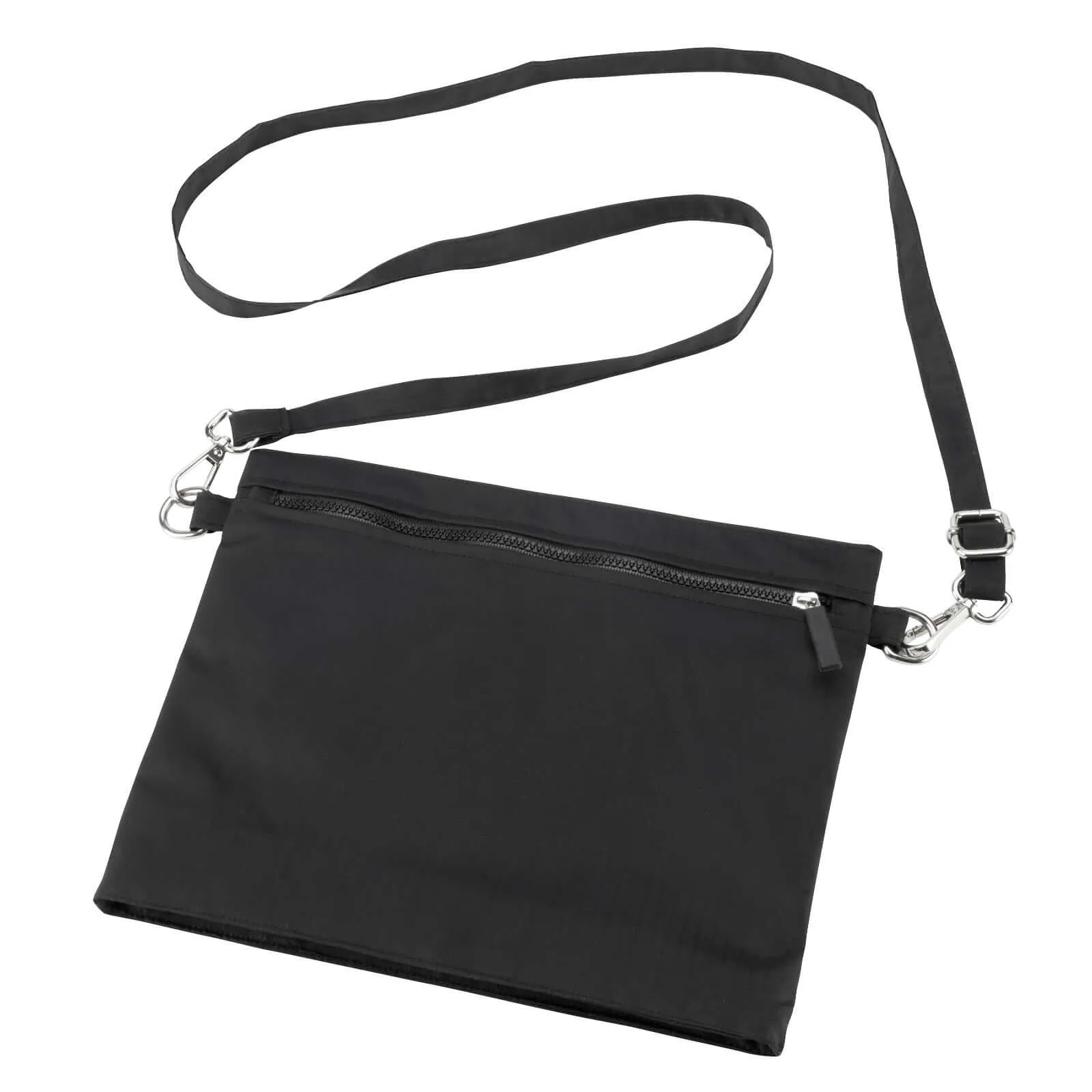 4 Compartment Crossbody Compact Purse - Color Black