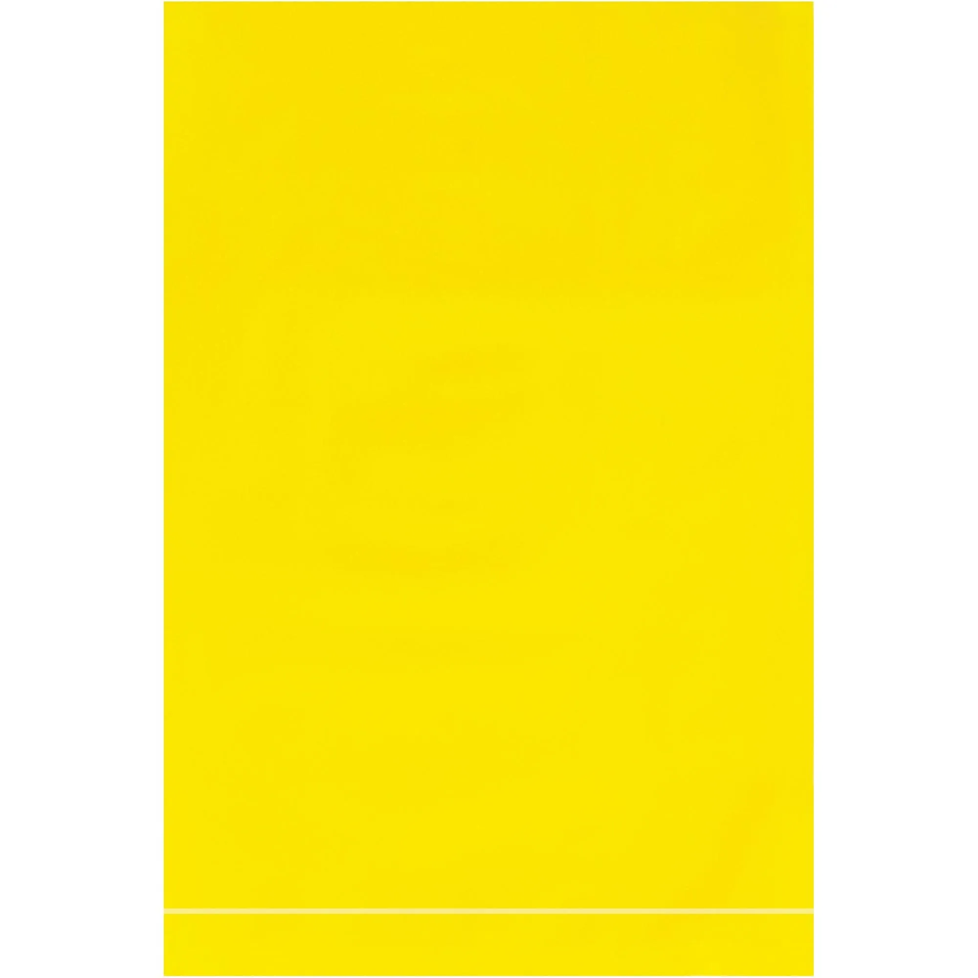 4 x 6" - 2 Mil Yellow Flat Poly Bags