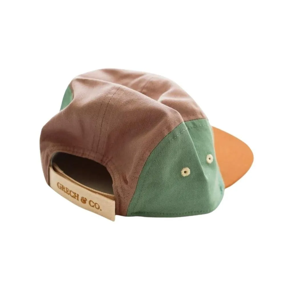 5 Panel Hat - Burlwood, Shell