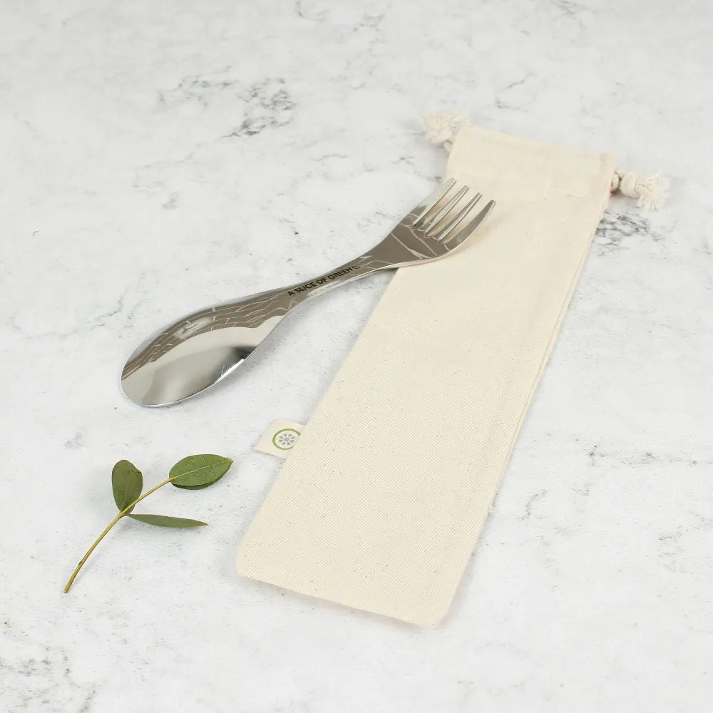 A Slice Of Green Organic Cotton Utensil Bag