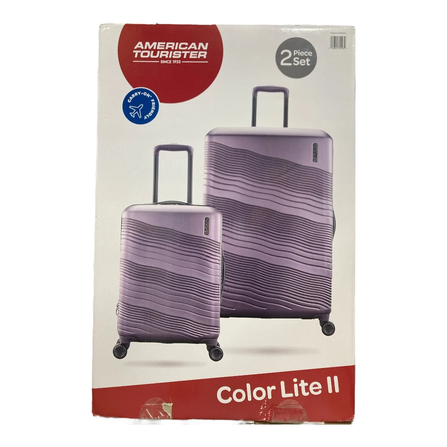 American Tourister ColorLite II 2-Piece Hard Side Luggage Set, Lilac