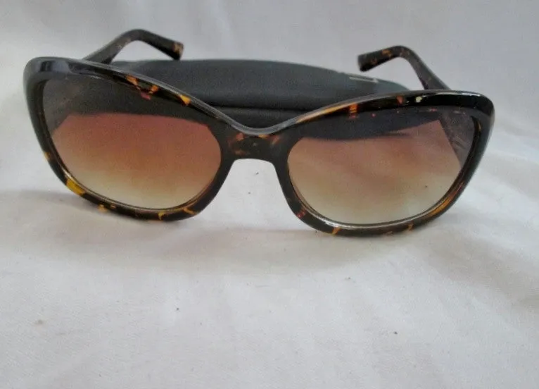 ANN TAYLOR LOFT Sunglasses 11013-130602-011 BROWN TORTOISE SHELL Case Animal Print