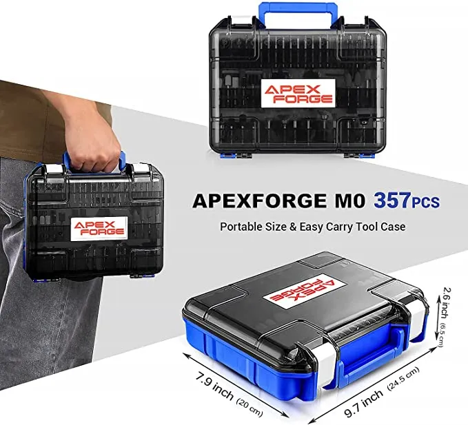 APEXFORGE Rotary Tool Accessories Kit, 357Pcs Accessories Kit - #M0