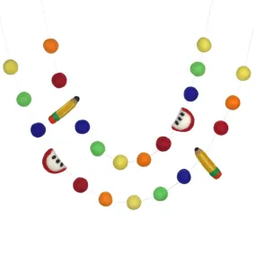 Back to School Apple & Pencil Garland- Rainbow