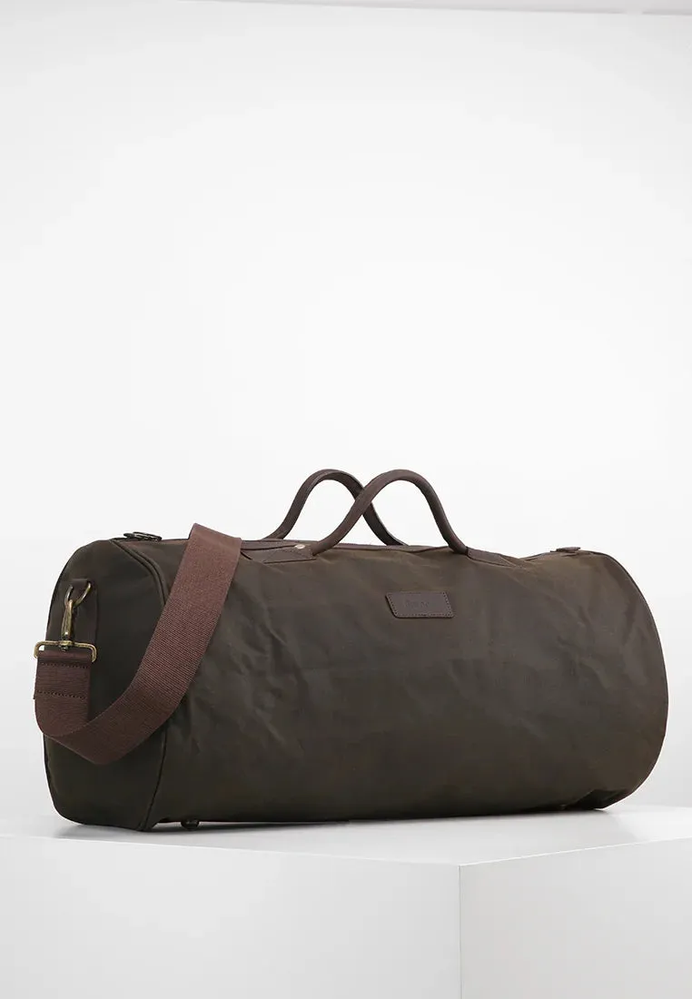 Barbour Wax Holdall Duffle Bag, olive