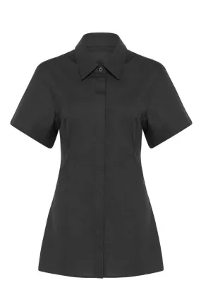 Basic Black Short Sleeve Shirt