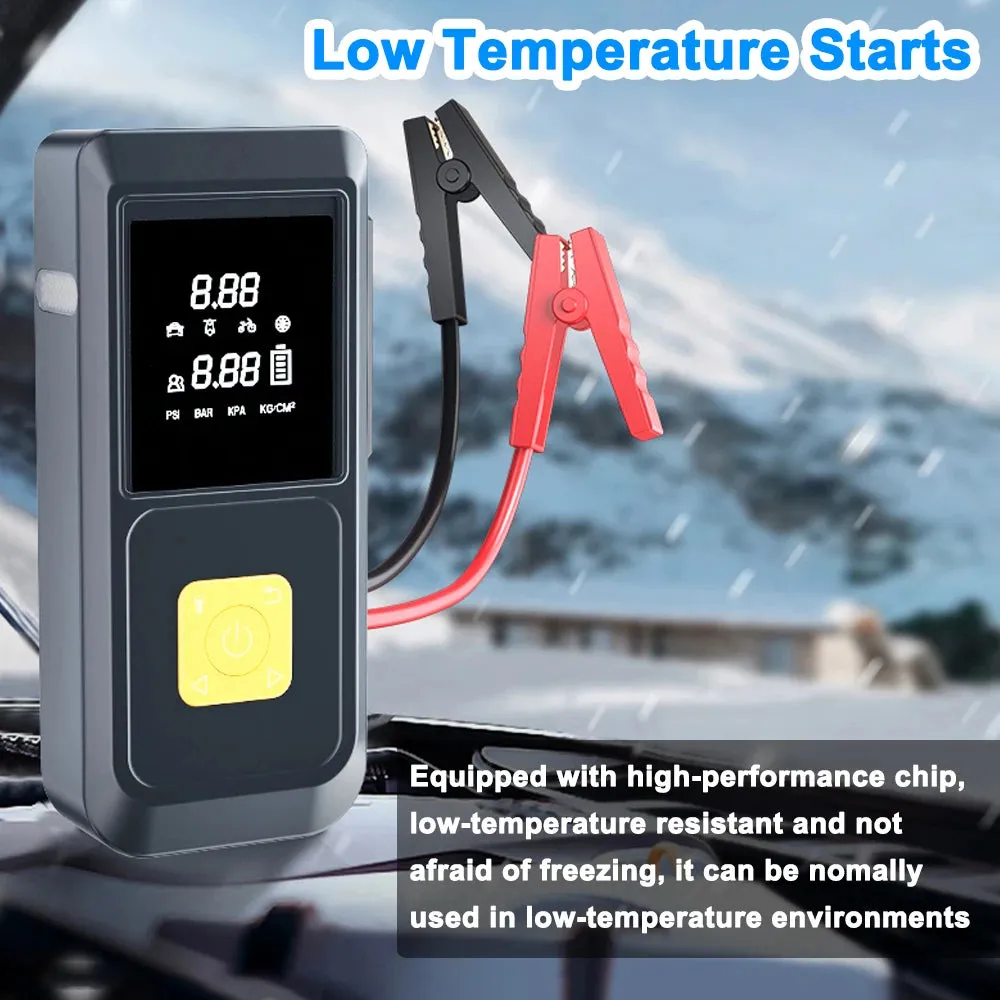 Battery Air Compressor Car Power Bank 1000A Peaks