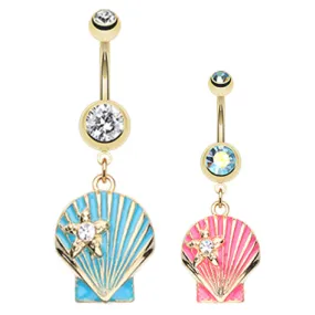 Bay Scallop Shell Belly Bar