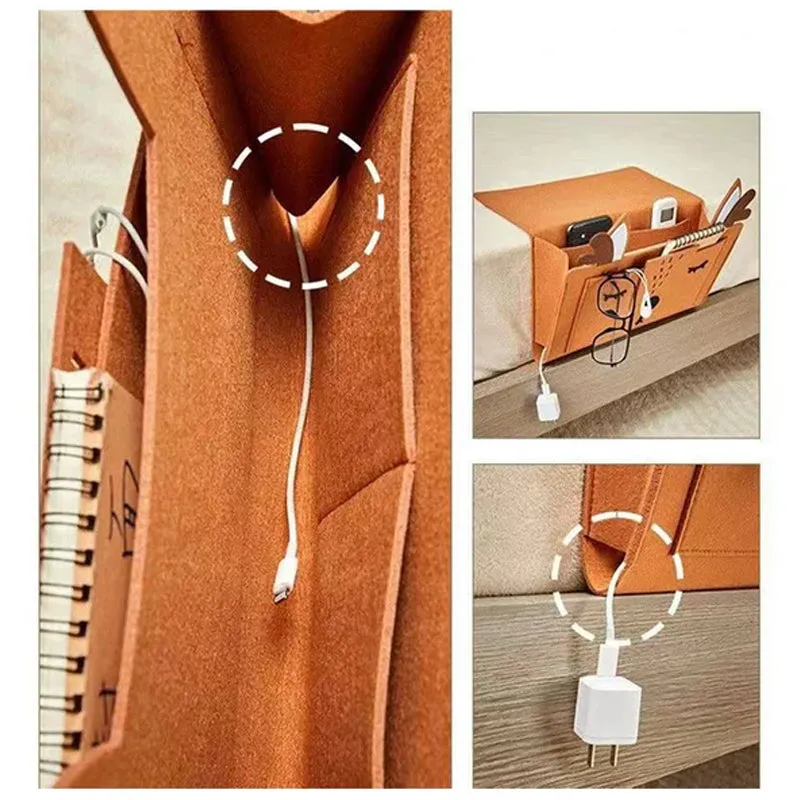 Bedside organizer hanging bag - storage solution