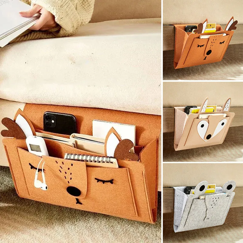 Bedside organizer hanging bag - storage solution