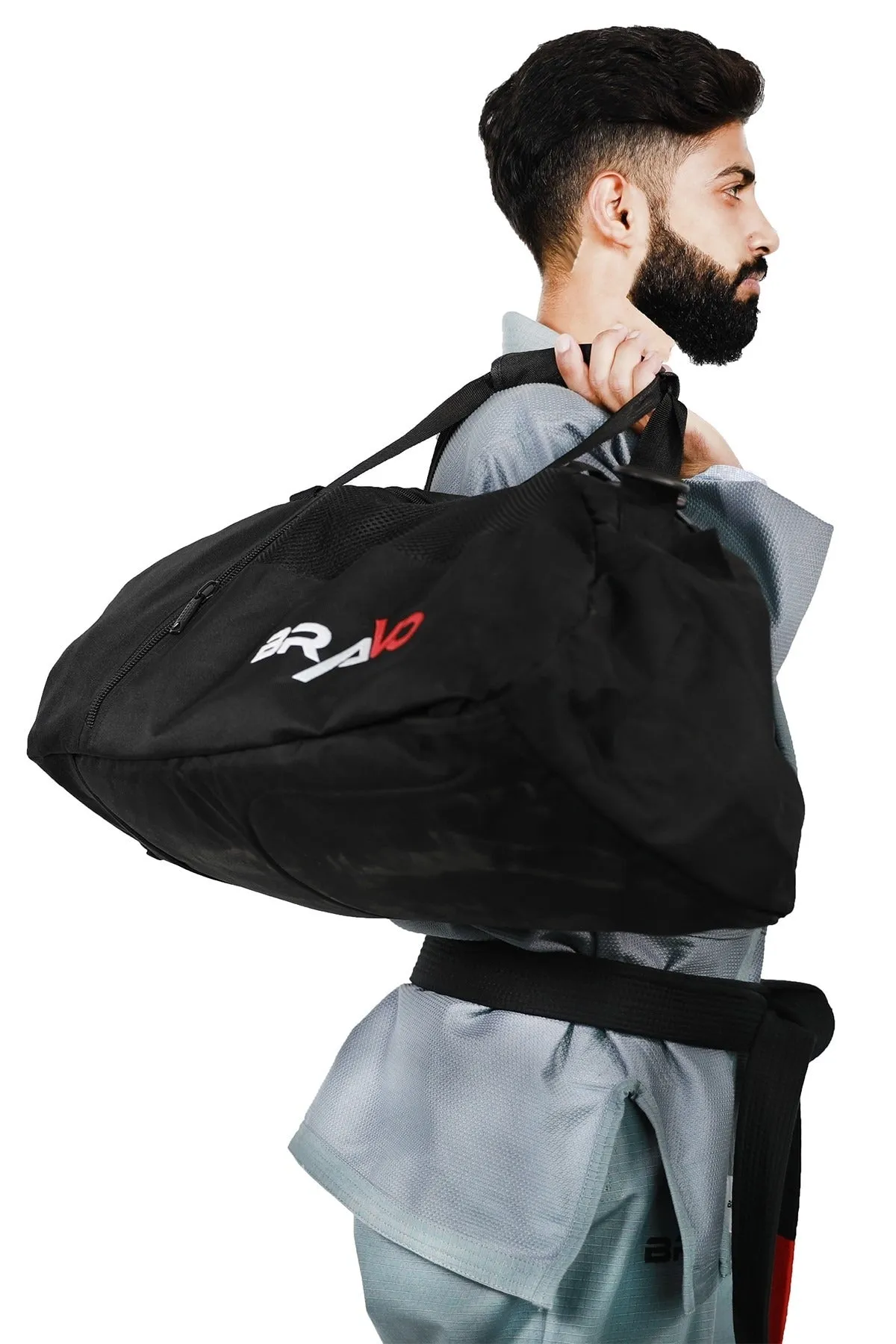 Black Bjj Duffel Bag And Bjj Gear Bag