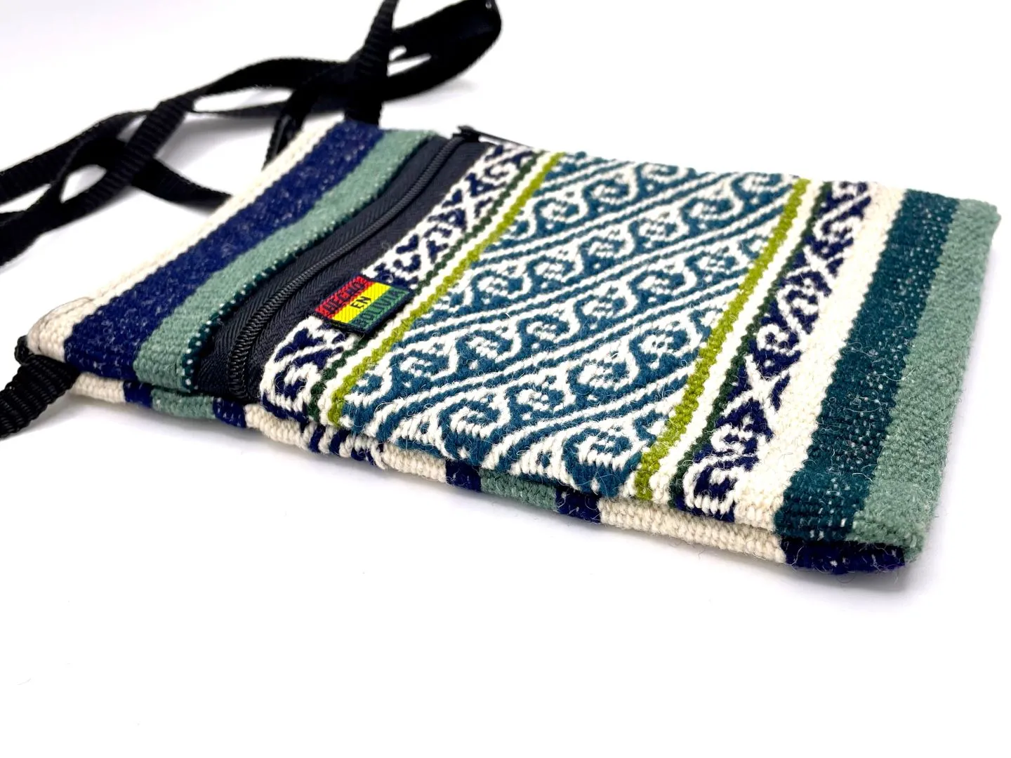 Bolivian Cellphone Crossbody Bag/Case - Teal