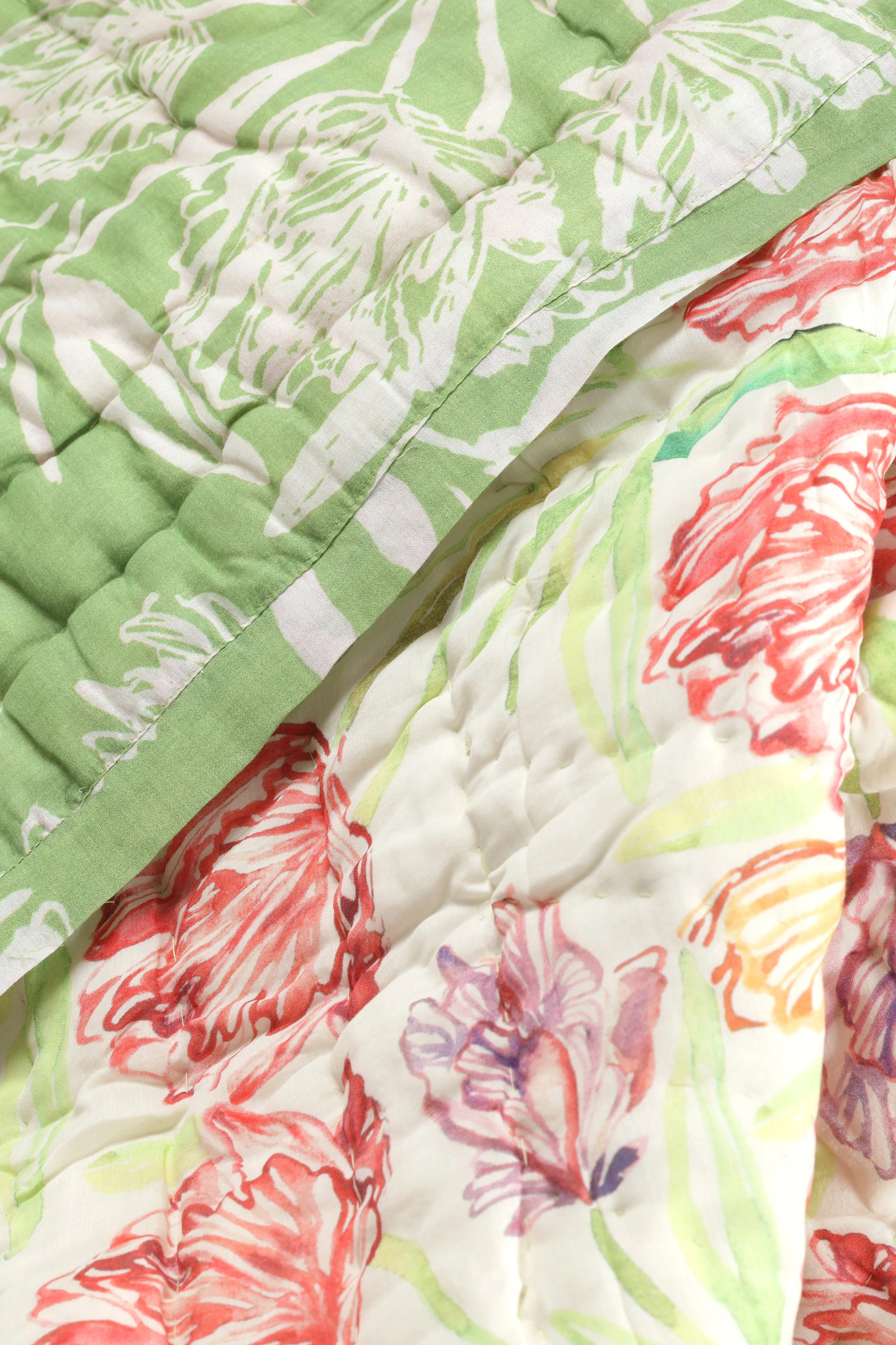 BOTANICA Silk Cotton Reversible Quilt