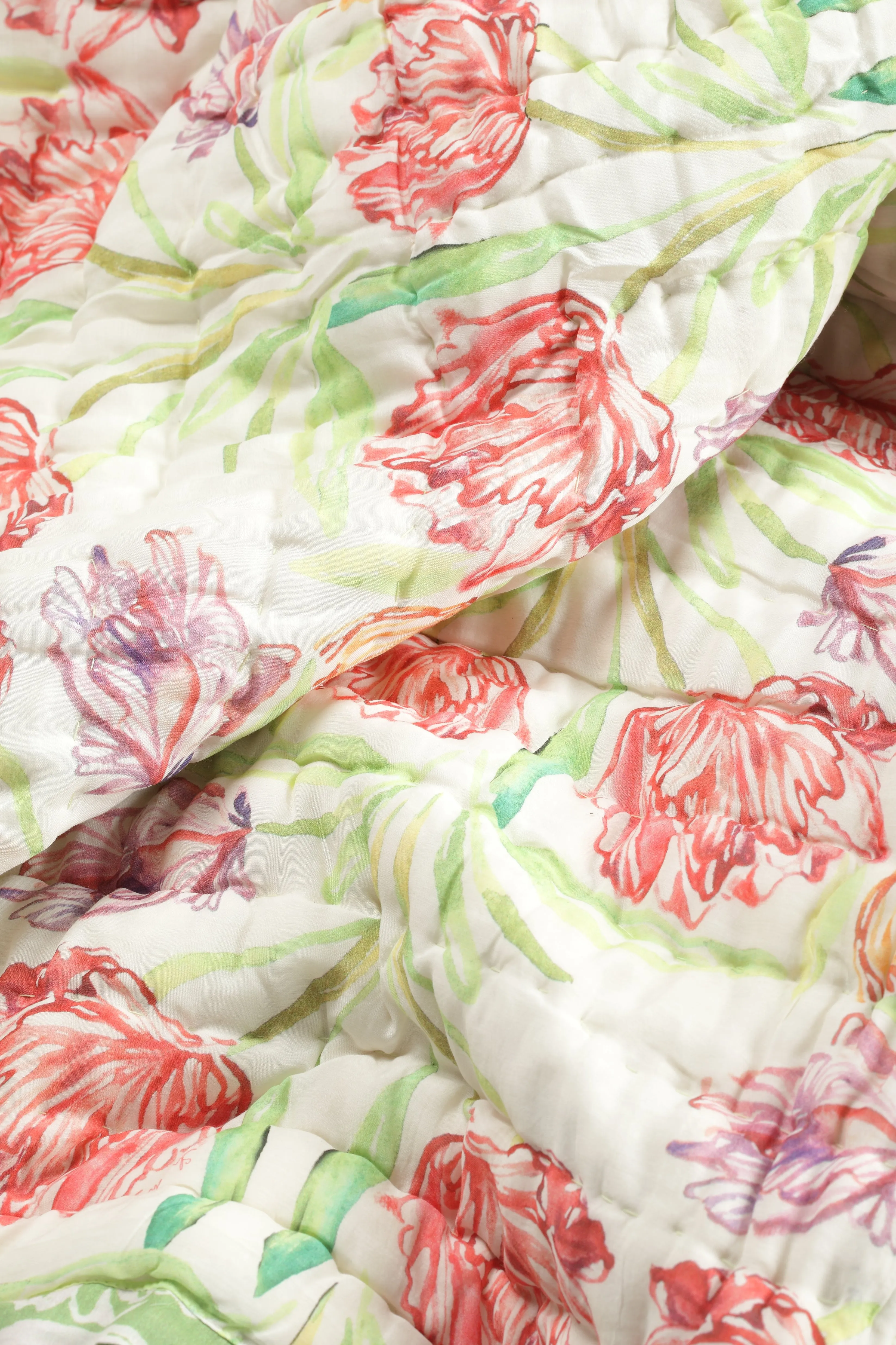 BOTANICA Silk Cotton Reversible Quilt