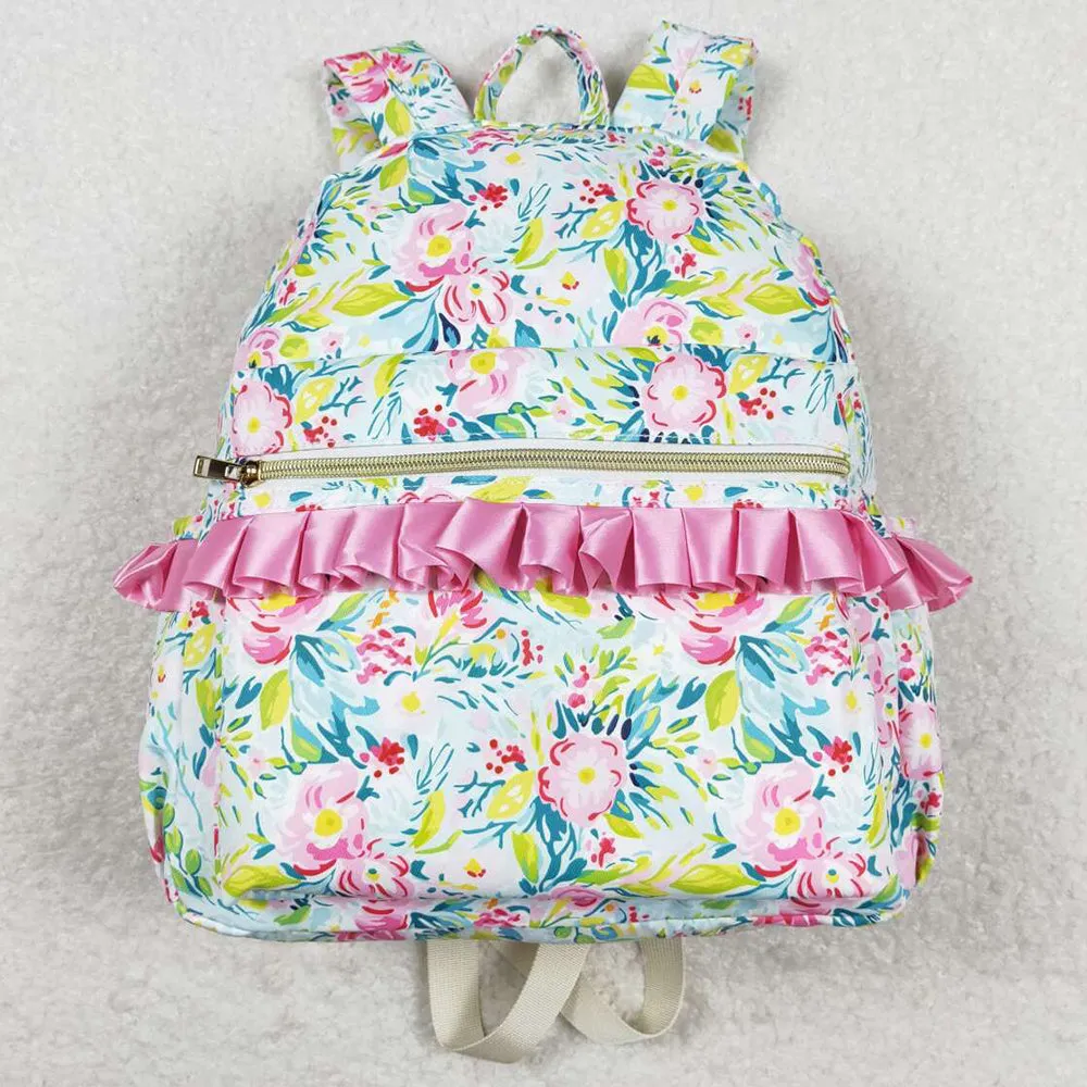 Boutique Children Kids Girls Backpack Flower Bags BA0176