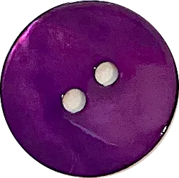 Bright Purple Shiny Agoya Shell Button, 5/8".  #1243.   90¢ each