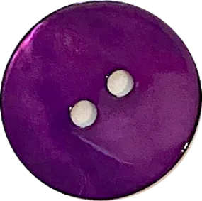 Bright Purple Shiny Agoya Shell Button, 5/8".  #1243.   90¢ each