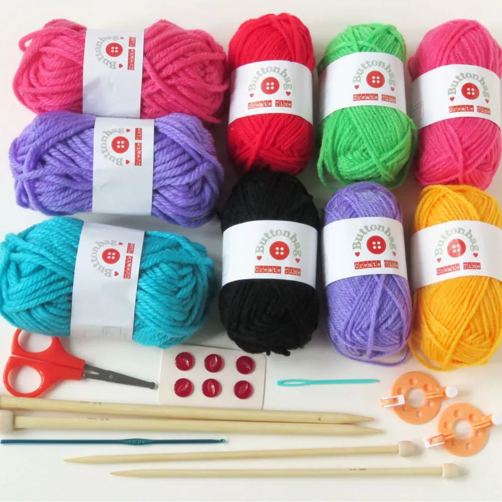 Buttonbag Sew, Knit & Crochet Bundle