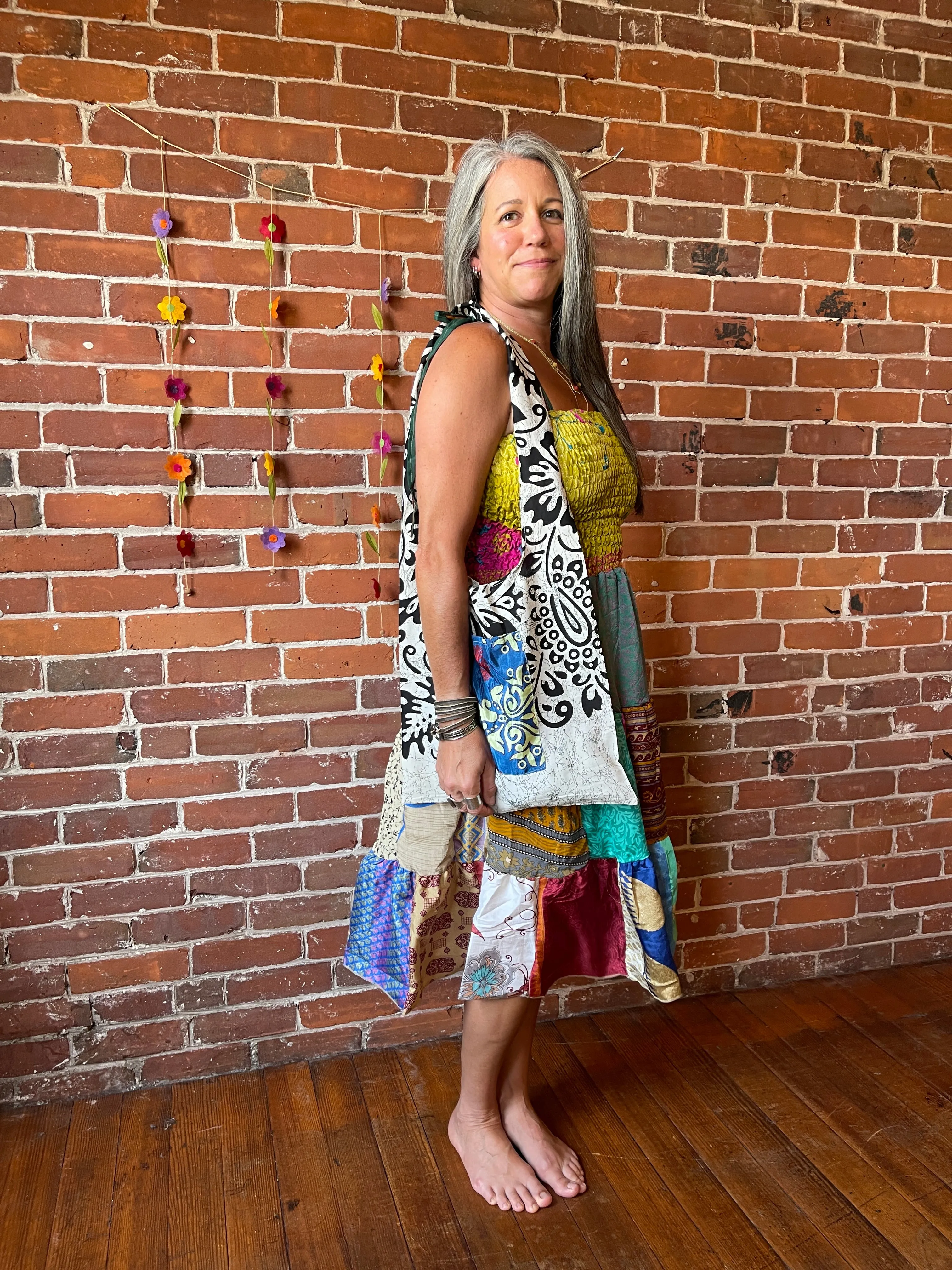 Buy 2 Get 1 Free - Mystery Print Recycled Sari Farmers Market Bag