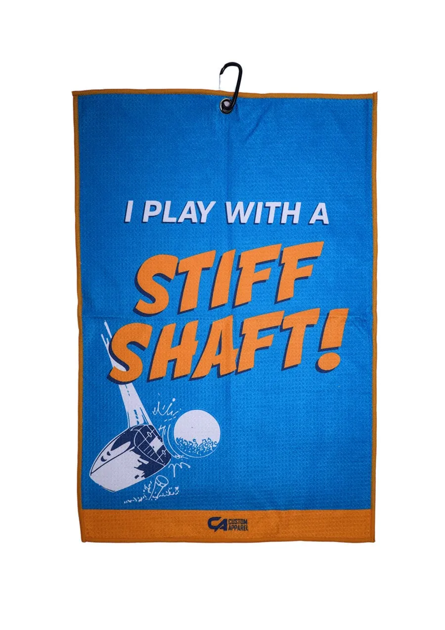 CA Waffle Golf Towels | Stiff Shaft