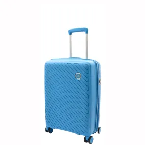 Cabin Size Suitcase Hard Shell Wheeled Luggage TOURER Blue