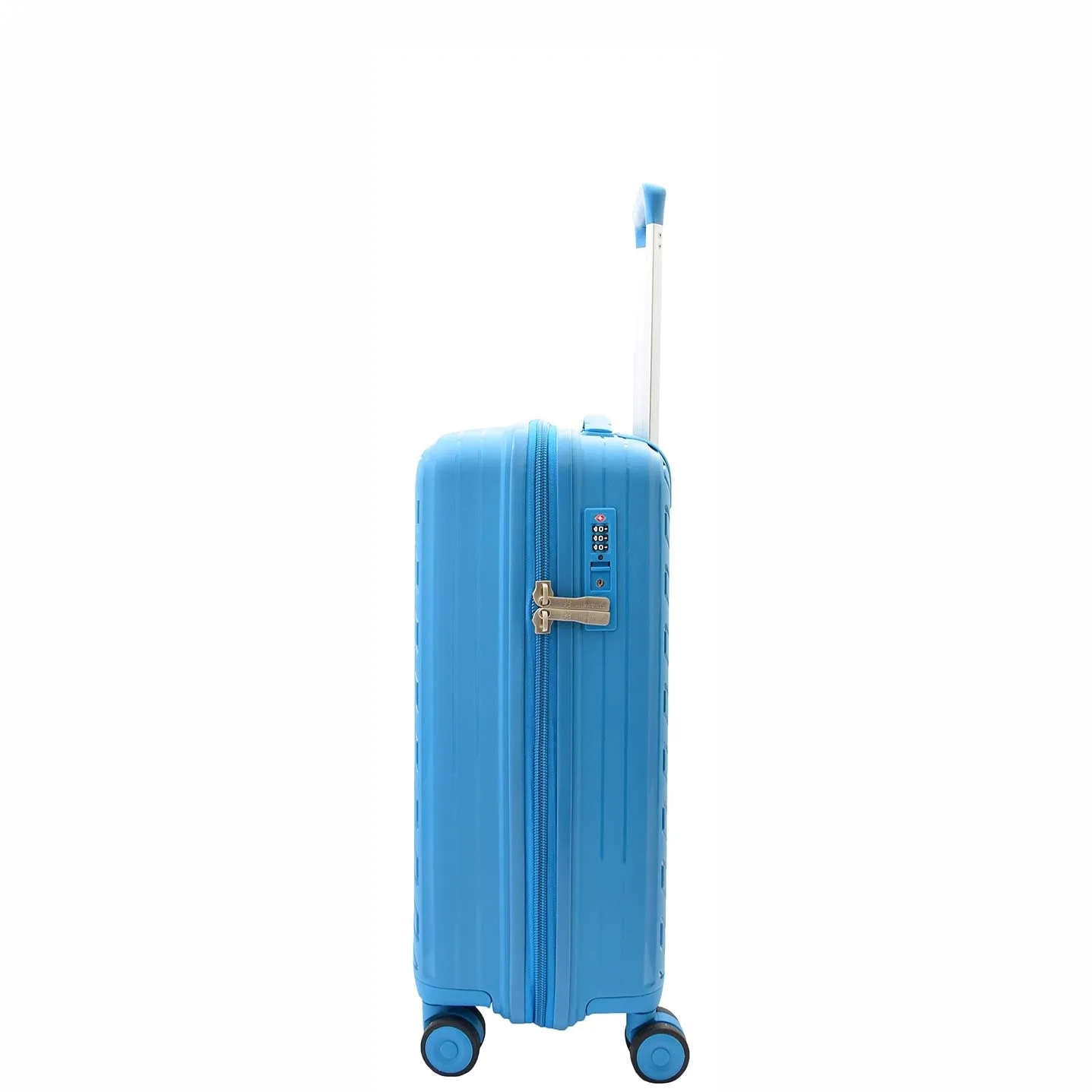 Cabin Size Suitcase Hard Shell Wheeled Luggage TOURER Blue