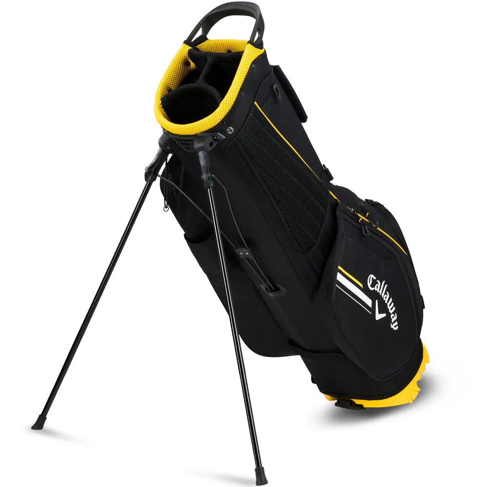 Callaway Chev Stand Bag - Black/Golden Rod