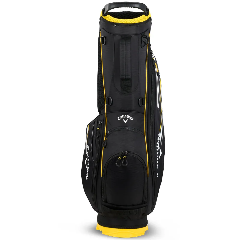 Callaway Chev Stand Bag - Black/Golden Rod