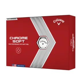 Callaway Chrome Soft White Golf Balls