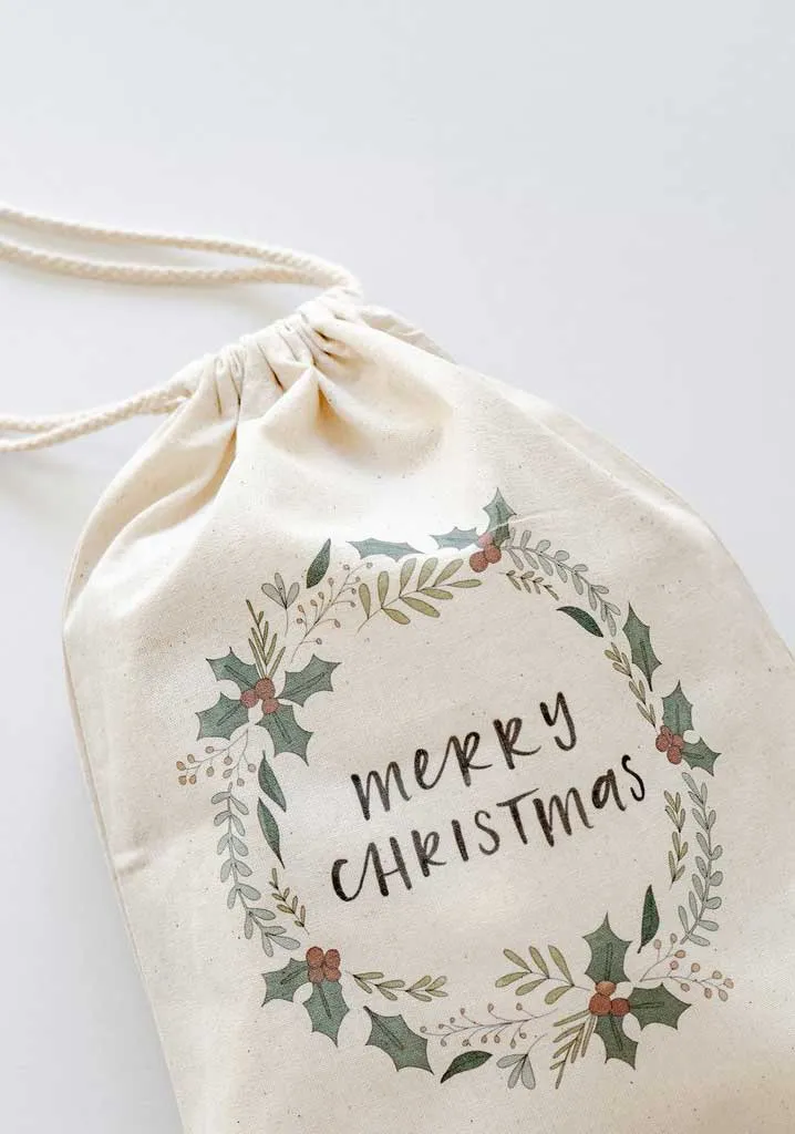 Canvas Eco-Friendly Reusable Gift Bag