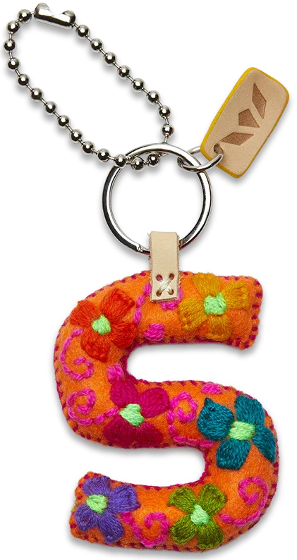 Charm, Orange Felt Alphabet