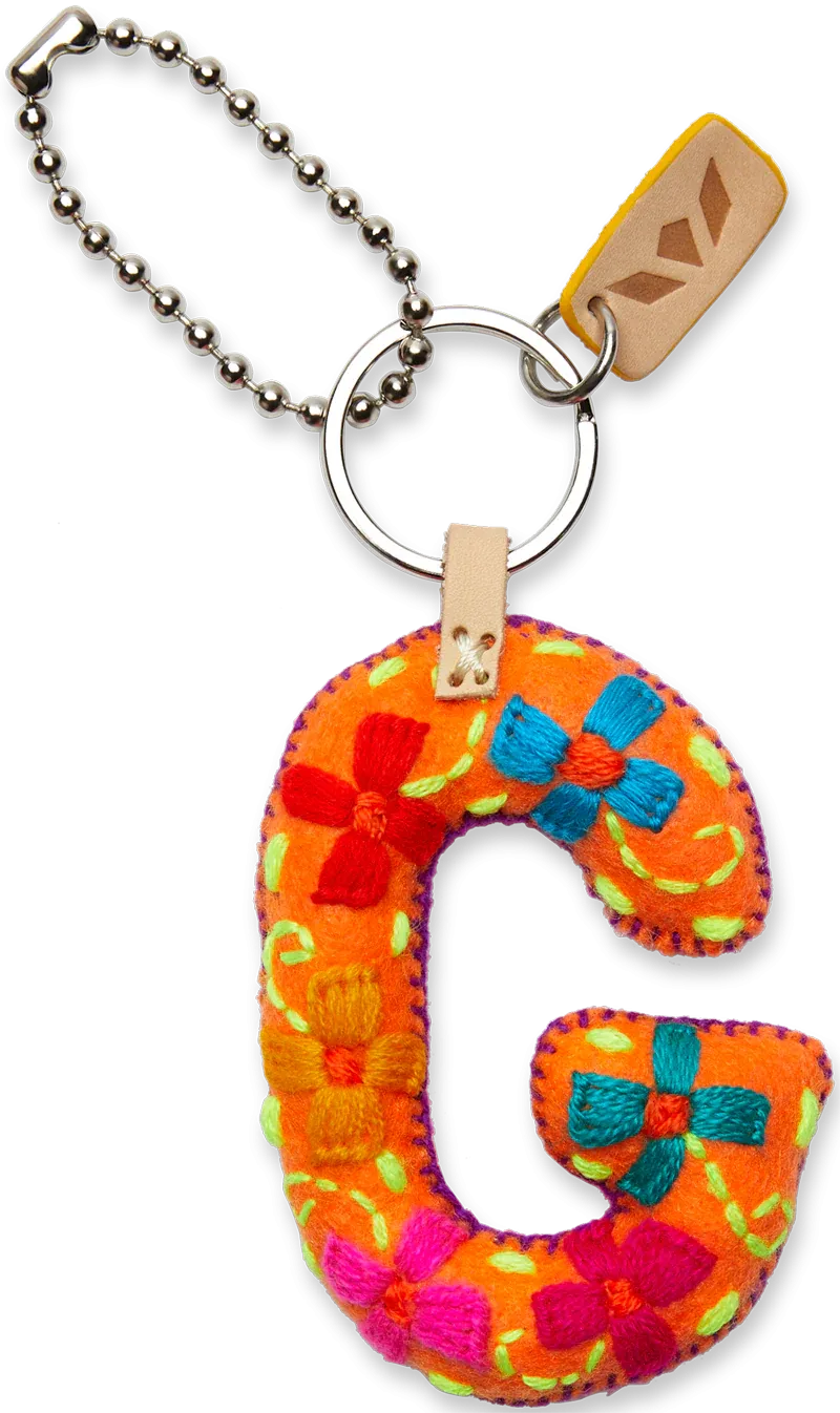 Charm, Orange Felt Alphabet