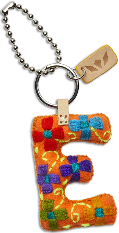 Charm, Orange Felt Alphabet