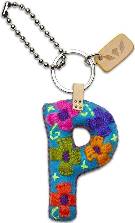 Charm, Turquoise Felt Alphabet