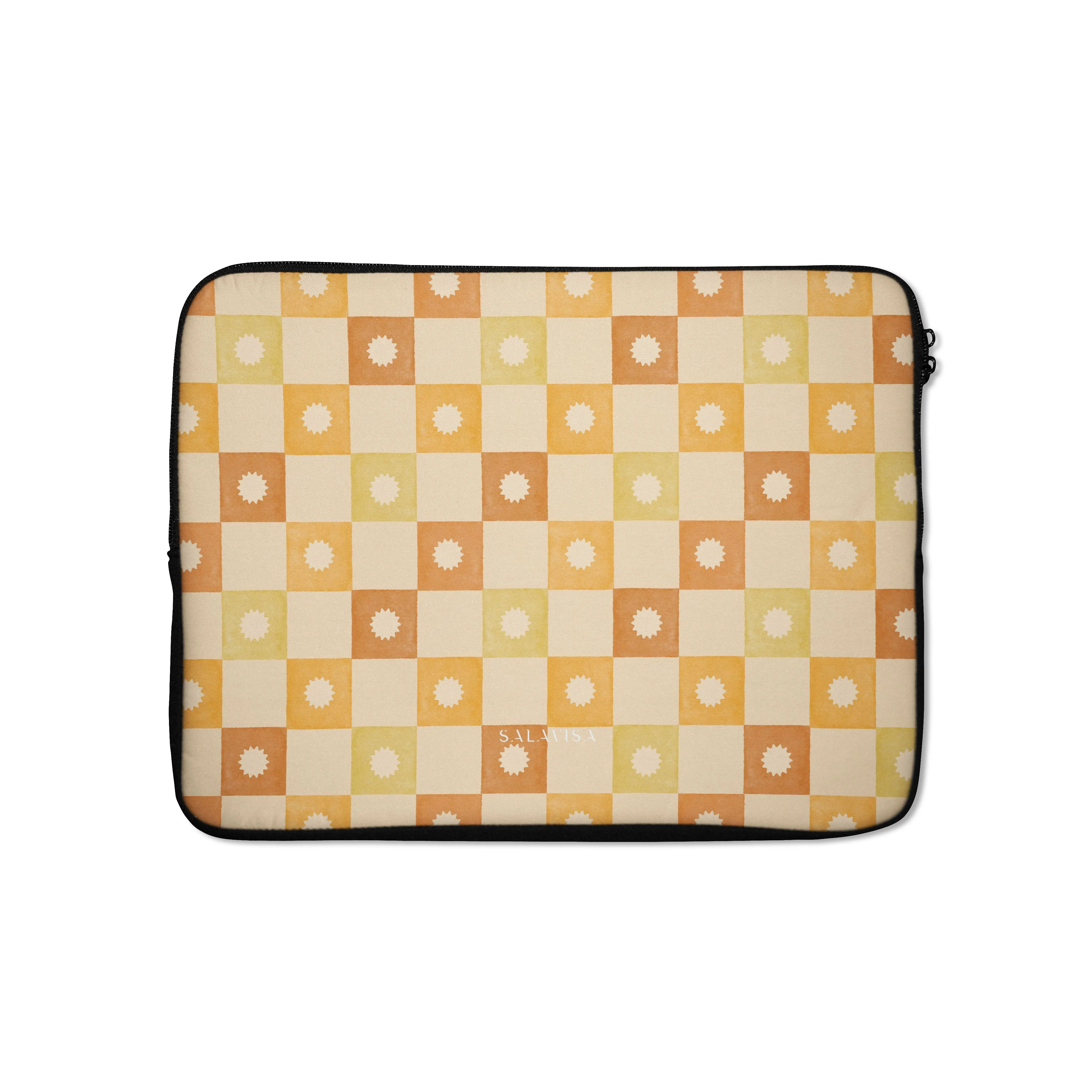 Checkered Elegance Laptop Sleeve