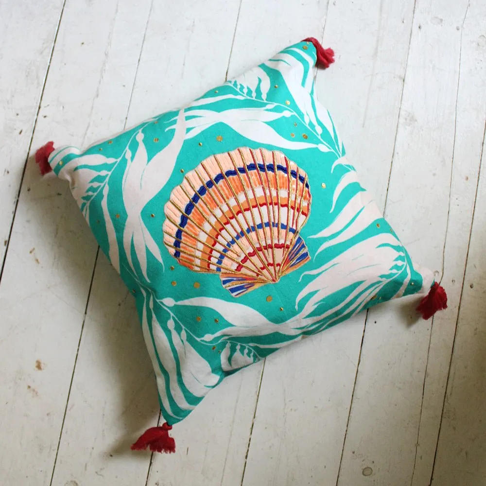 Coral Shell Cushion