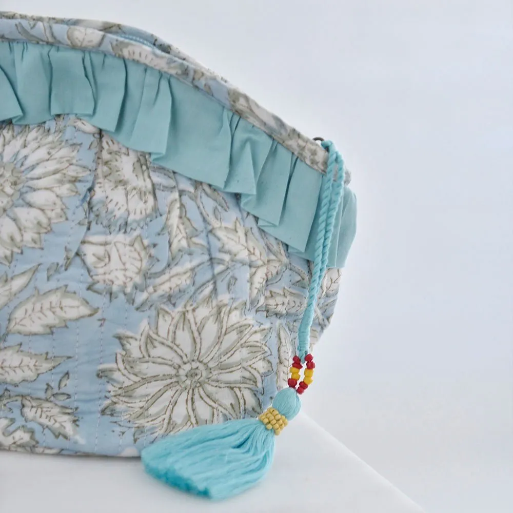 Cornflower Blue Balloon Wash Bag