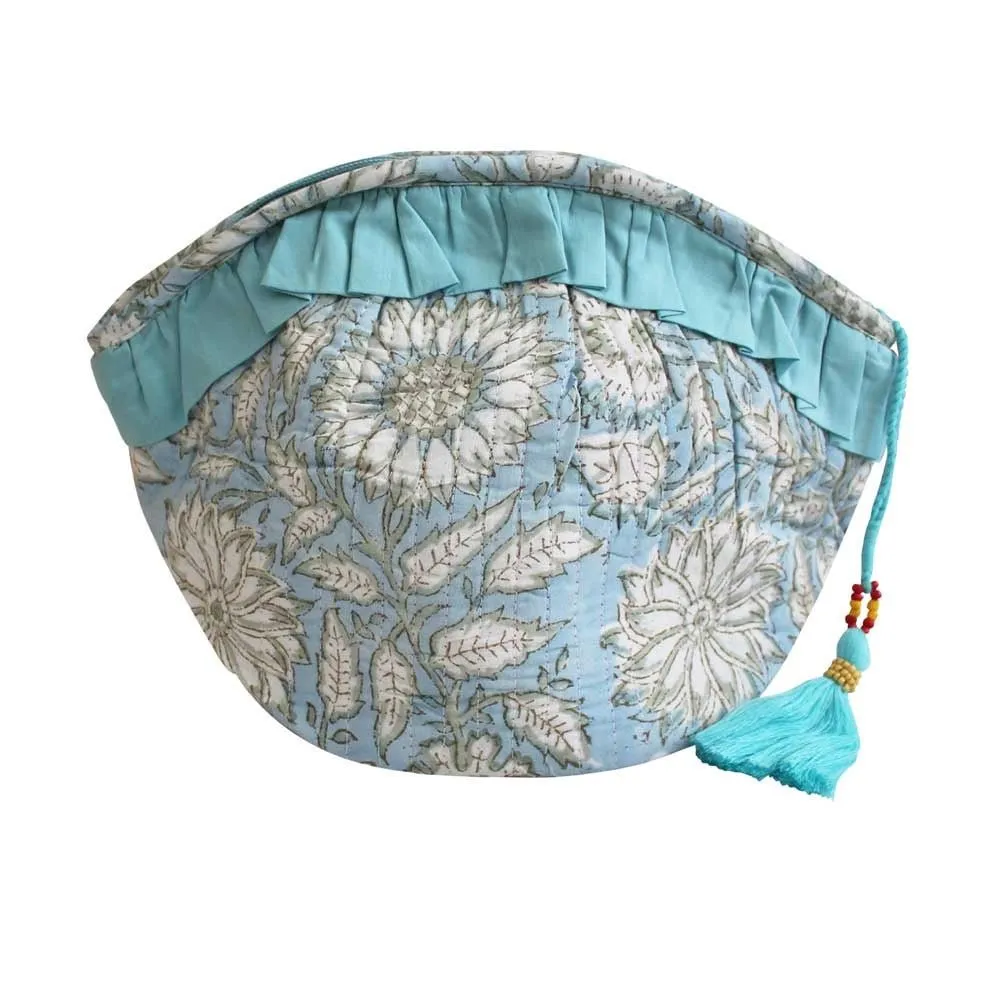 Cornflower Blue Balloon Wash Bag