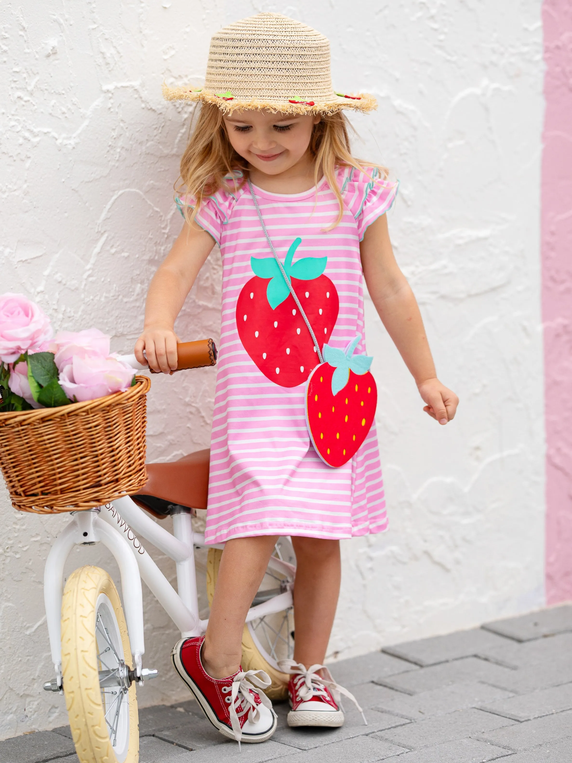 Couture Cutie Strawberry Dress and Purse Set