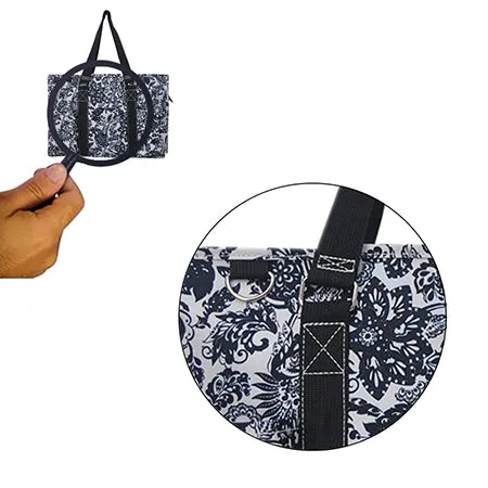 Damask Bliss NGIL Zippered Caddy Organizer Tote Bag