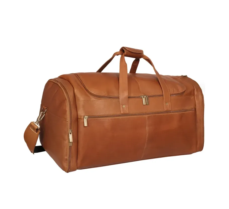 David King Leather 22.5" Carry On Duffle