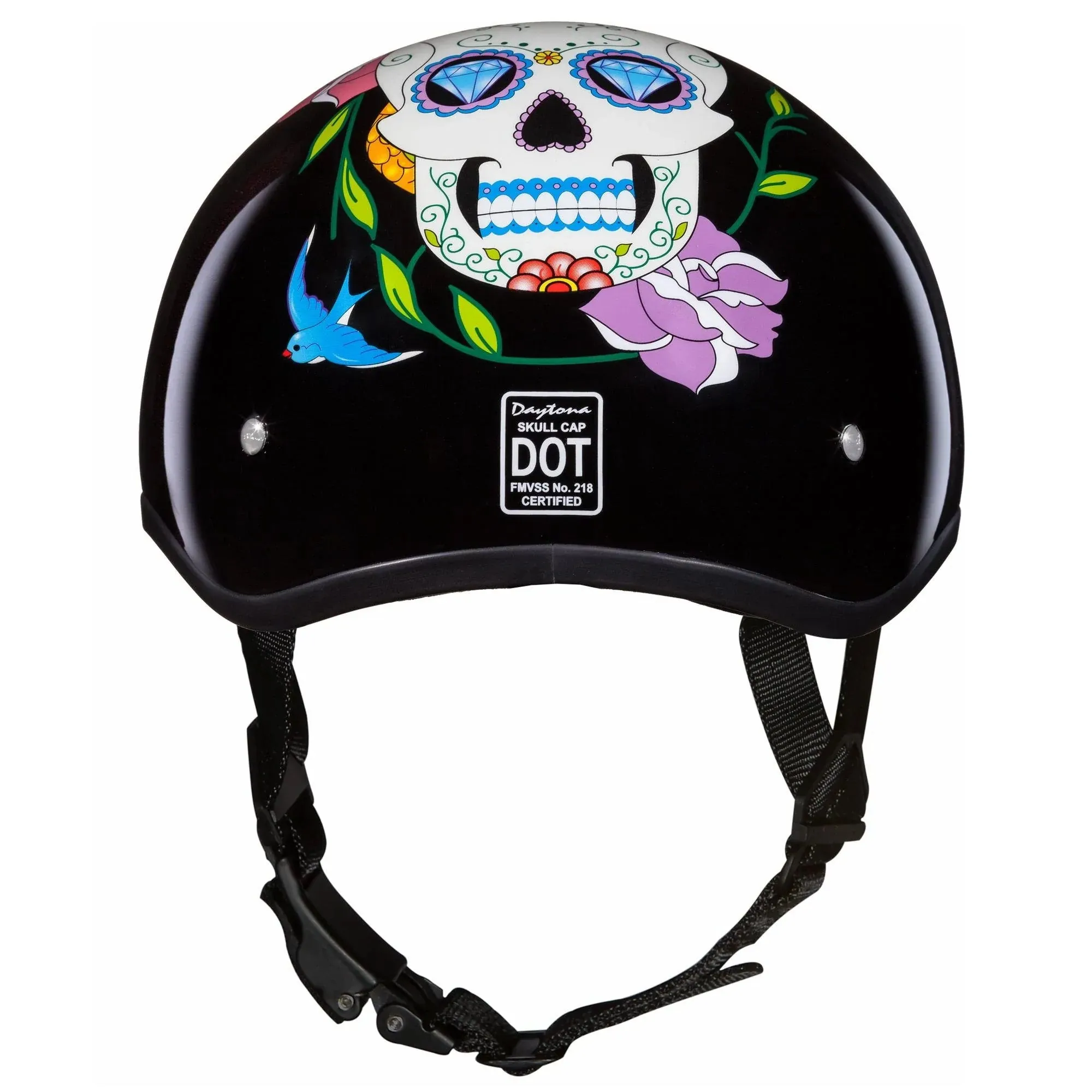 Daytona Skull Cap sugar Skull - Available In-Store Only